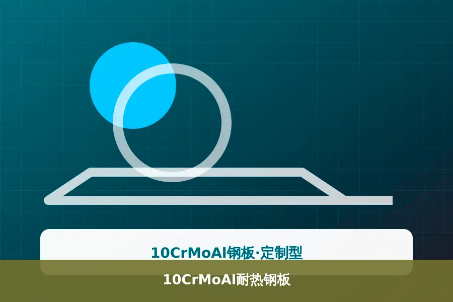 10CrMoAl耐热钢板产品示意图